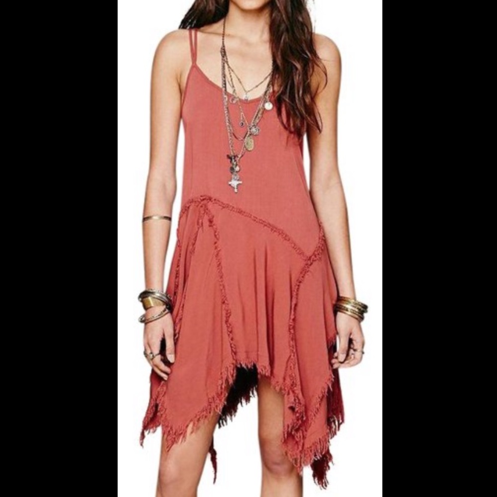 Free People Shred Slip Dress